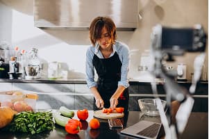 Chef preparing food