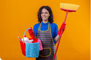 Cleaning broom